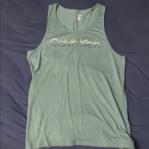 Calvin Klein Men’s Tank Top. Teal, size L.
